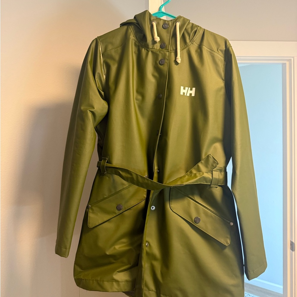 Helly Hansen Olive Waterproof Jacket